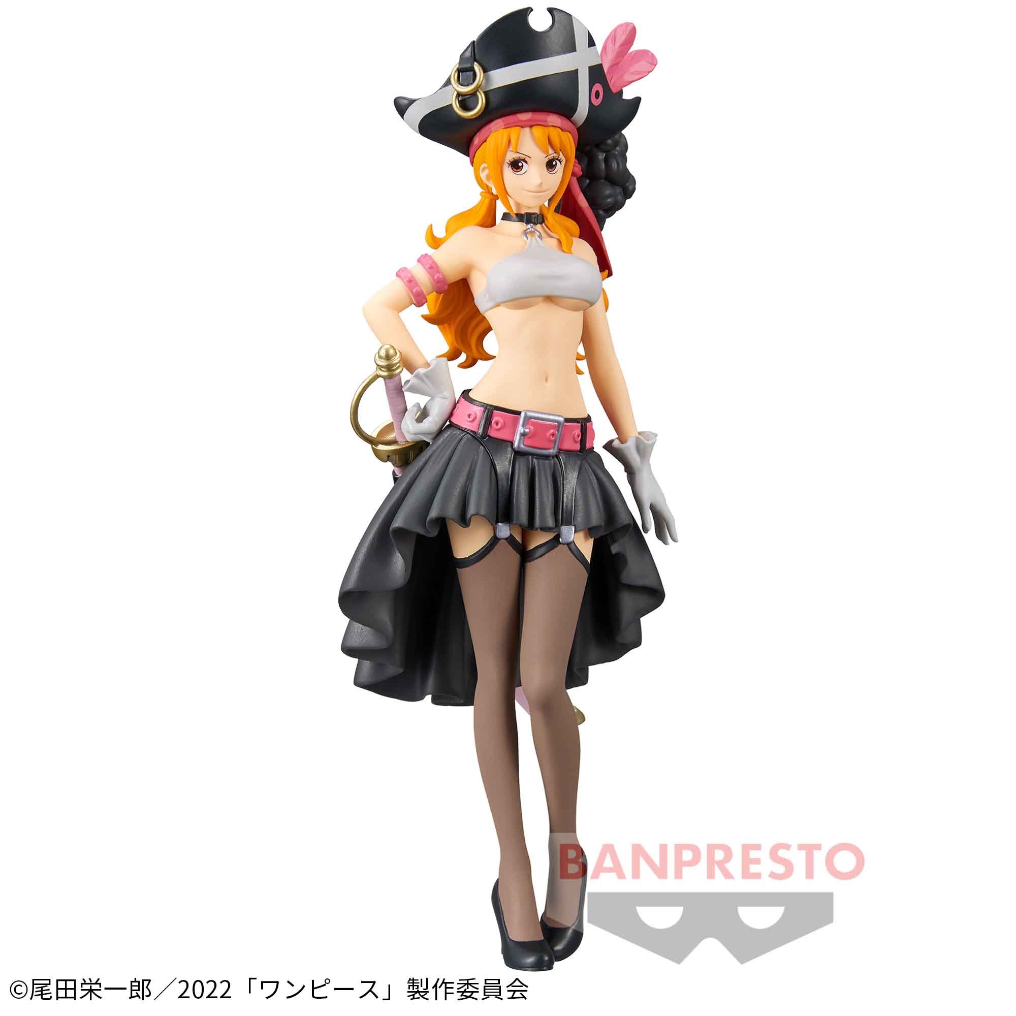 Nami Film Red ของแท้ JP แมวทอง - Grandline Lady Banpresto [โมเดลวันพีช]