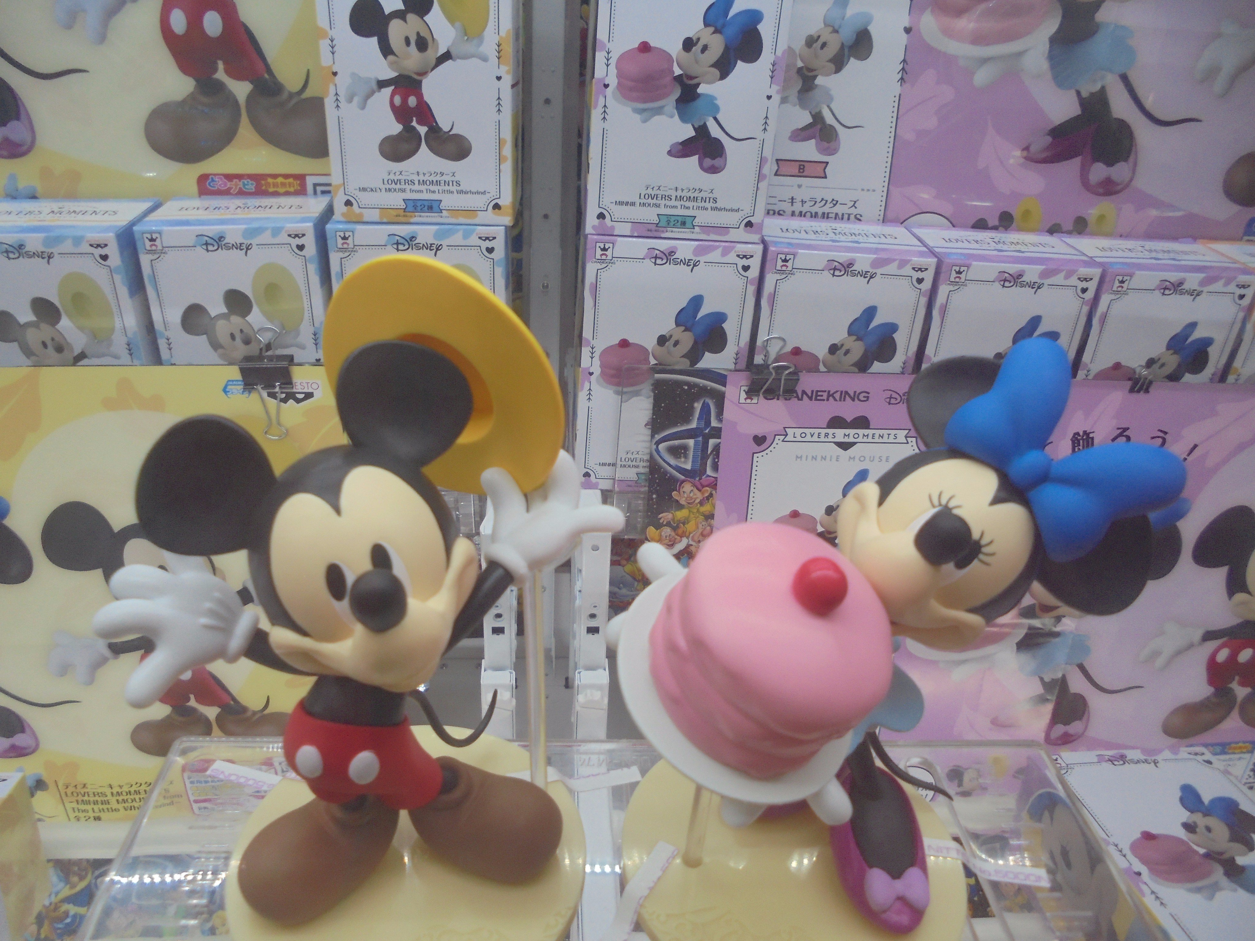 Mickey & Minnie Mouse The Little Whirlwind ของแท้ JP - Lovers Moments Banpresto [โมเดล Disney] (2 ตัว)