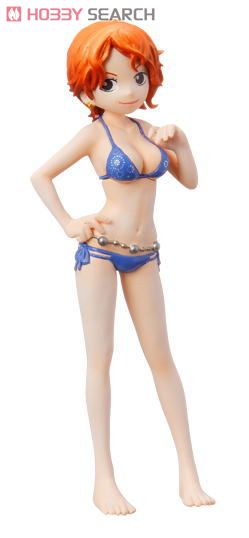 Nami ของแท้ JP แมวทอง - Half Age Characters Bandai [โมเดลวันพีช]