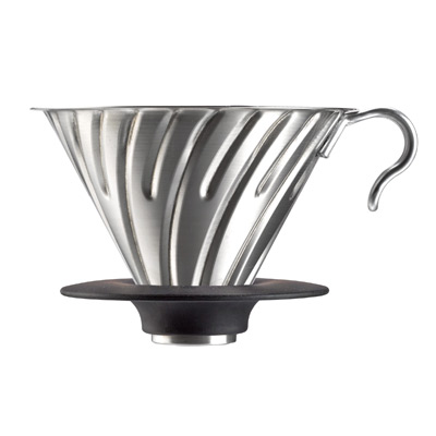 Hario V60 Metal Dripper 02 Hairline Silver - VDM-02HSV
