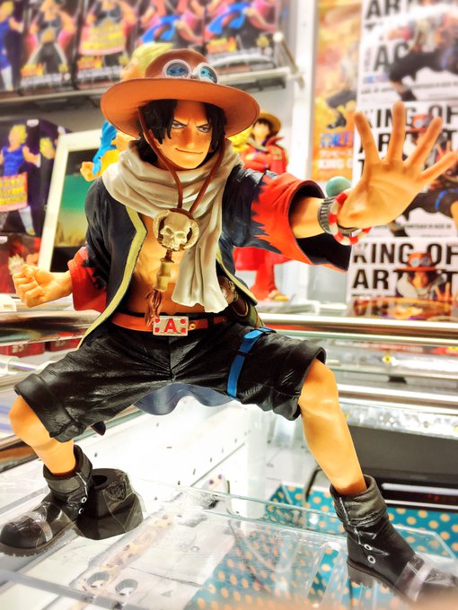 Ace ของแท้ JP แมวทอง - King of Artist Banpresto [โมเดลวันพีช]