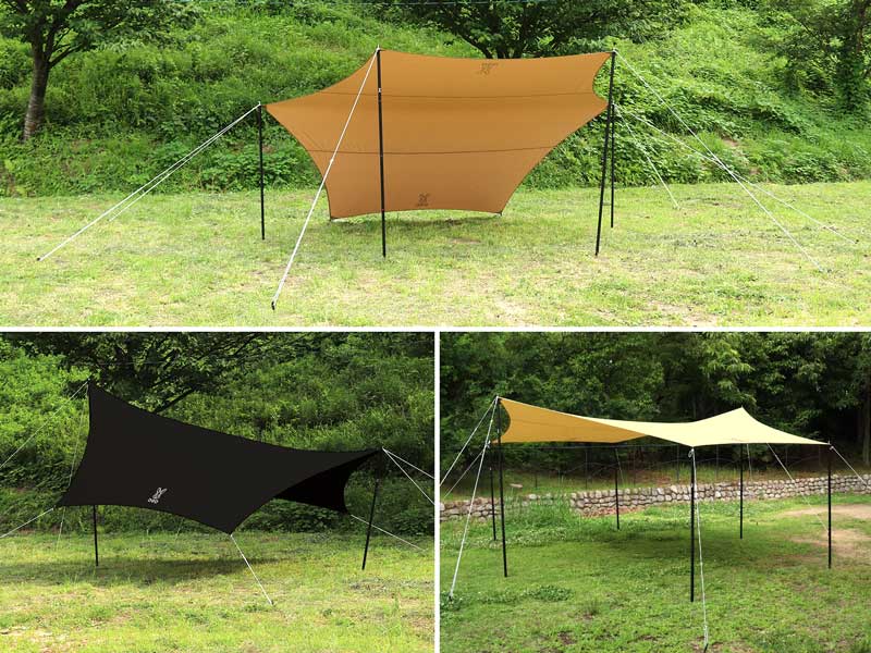 DoD He xa Tarp Tan TT5-582-TN
