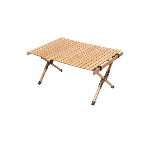 Bamboo Roll Top Table 90 Natural