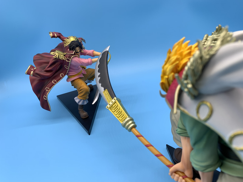 Gol D Roger VS Edward Newgate ของแท้ JP แมวทอง - Ichiban Kuji Banpresto [โมเดลวันพีช] (2 ตัว)