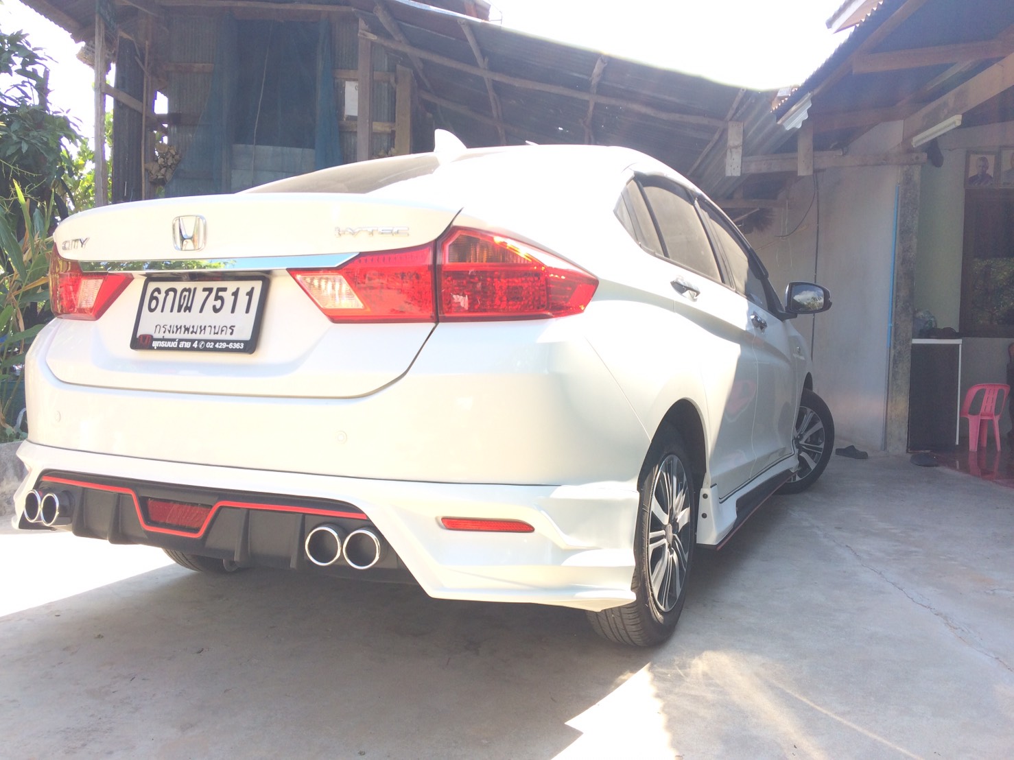 V.2 By TTS VS HONDA CITY 2017-ON [พี่ดูดีๆแล้วพี่จะหลงร๊ากปมกับท่อคู่แฝด4แยกการทำงานอัสระหนัาฉลุตัดชิ้นงานสวยล้ำ]