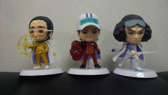 Marine Admiral Set ของแท้ JP แมวทอง - WCF Ichiban Kuji Banpresto [โมเดลวันพีช] (3 ตัว)
