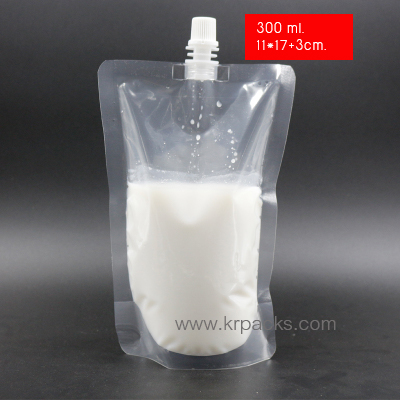 ถุงฝาเกลียว พลาสติกใส