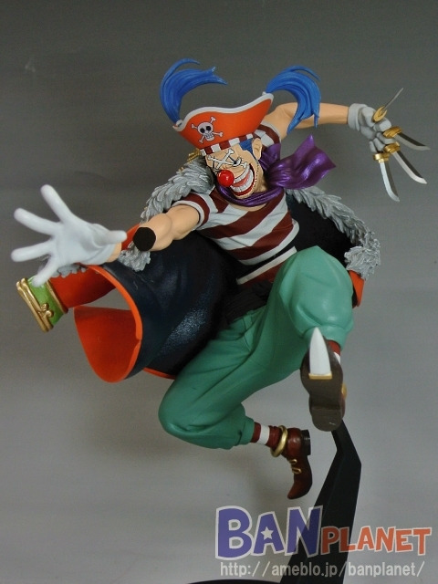 Buggy ของแท้ JP แมวทอง - Scultures Banpresto [โมเดลวันพีช]
