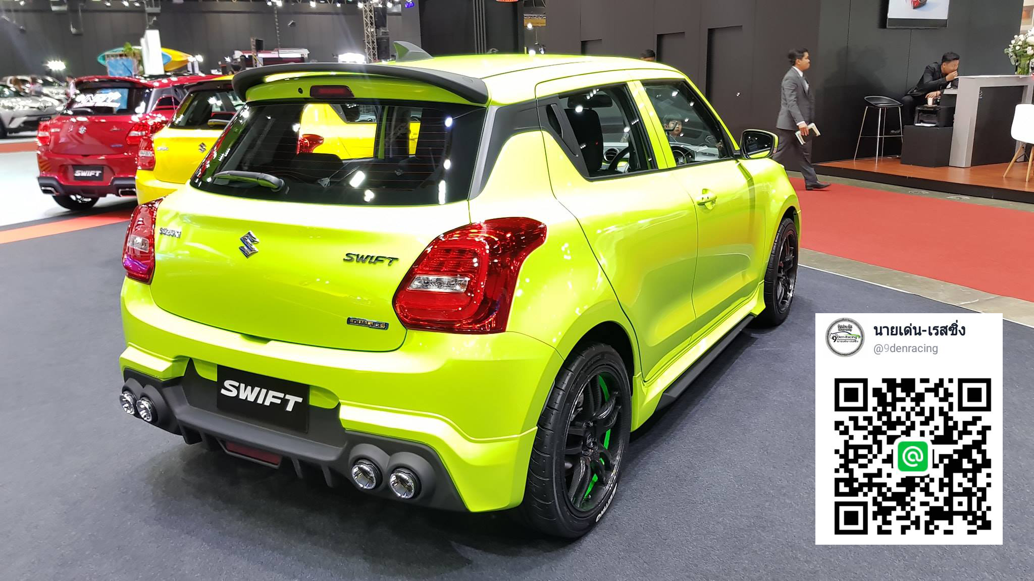 9Den&Ideo Speed Style สปอยเลอร์1ชิ้น VS Suzuki Swift'18-ปัจจุบัน [สปอร์ตเหนือระดับลงตัวพร้อมแล้วที่จะก้าวไปกับคุณๆ]