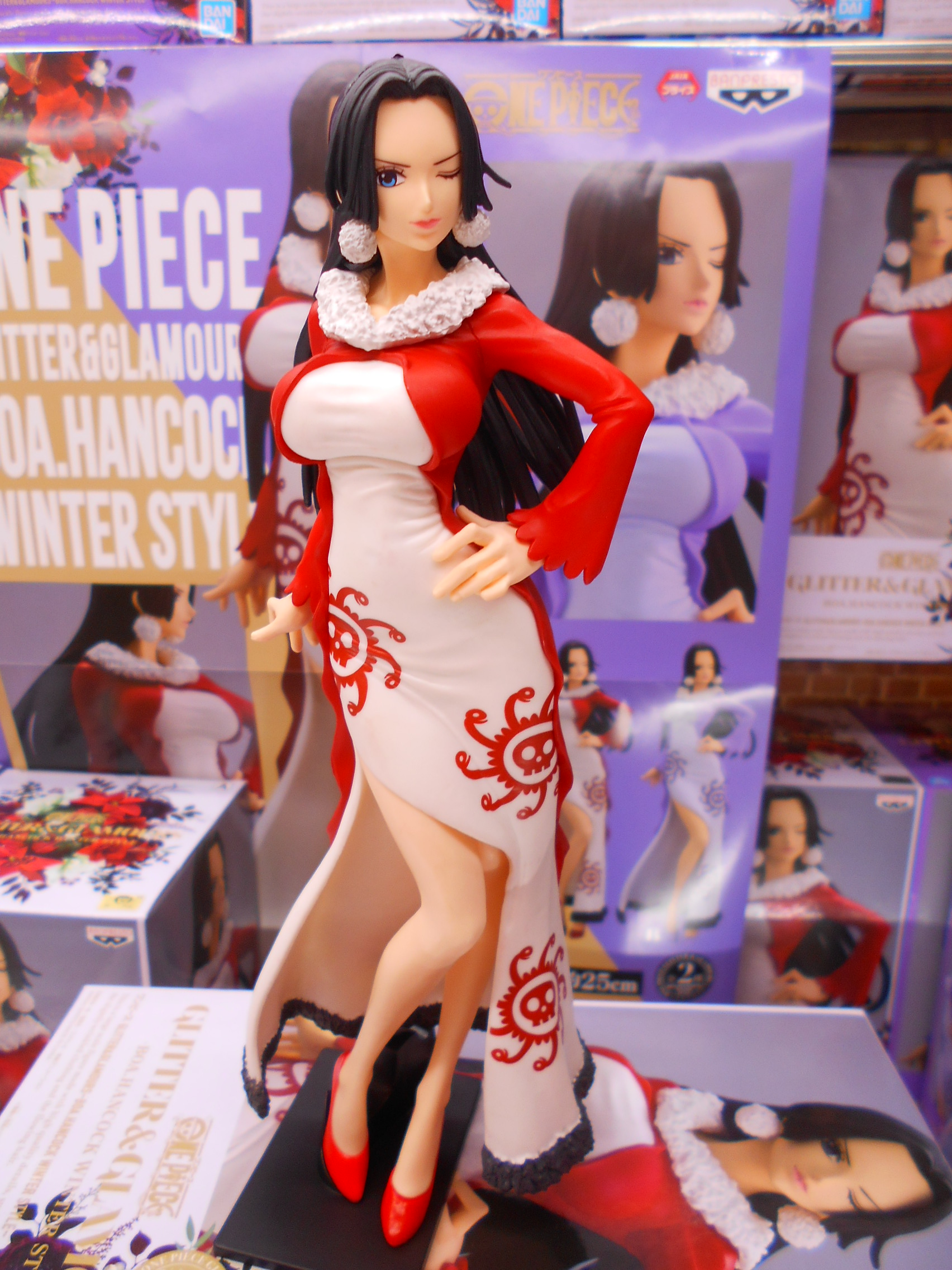 Boa Hancock Winter Style ของแท้ JP แมวทอง - Glitter & Glamours Banpresto [โมเดลวันพีช]