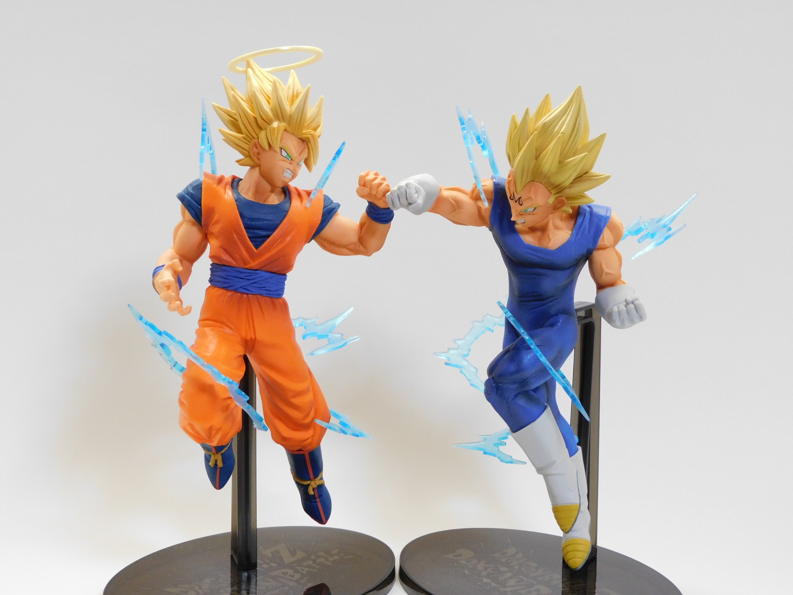 Goku VS Vegeta ของแท้ JP แมวทอง - Dokkan Battle Collab Banpresto [โมเดลดราก้อนบอล] (2 ตัว)