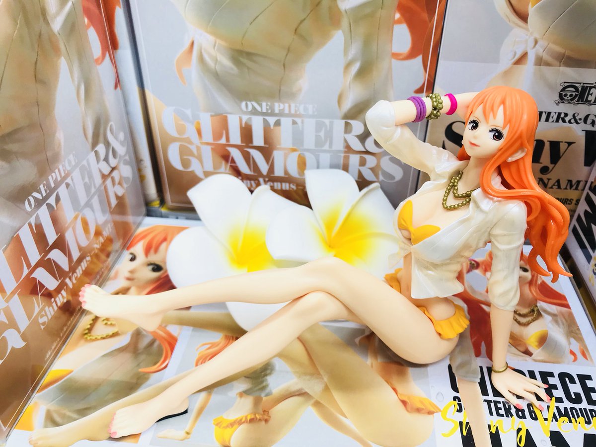 Nami ของแท้ JP แมวทอง - Shiny Venus Glitter & Glamours Banpresto [โมเดลวันพีช]