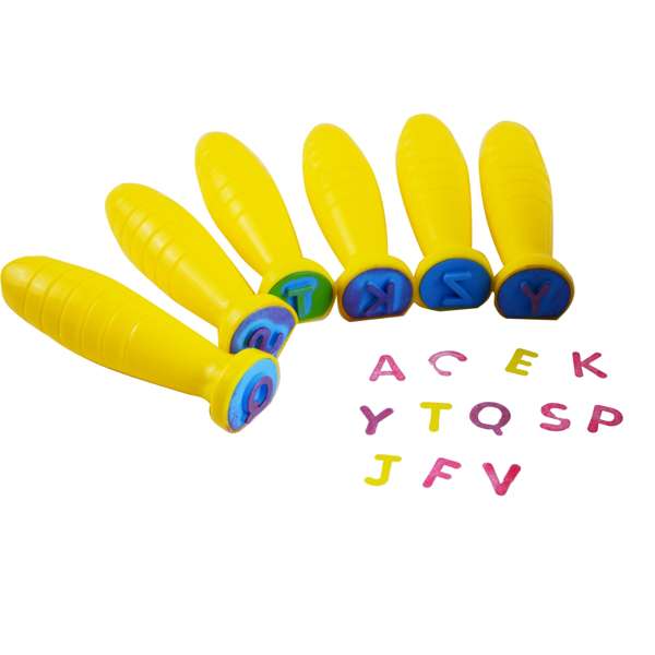 ชุดตราปั๊มอักษรภาษาอังกฤษตัวพิมพ์ใหญ่ 26 ตัว, ตรายาง ,ตราปั๊ม ,สื่อการสอน, พร้อมส่ง