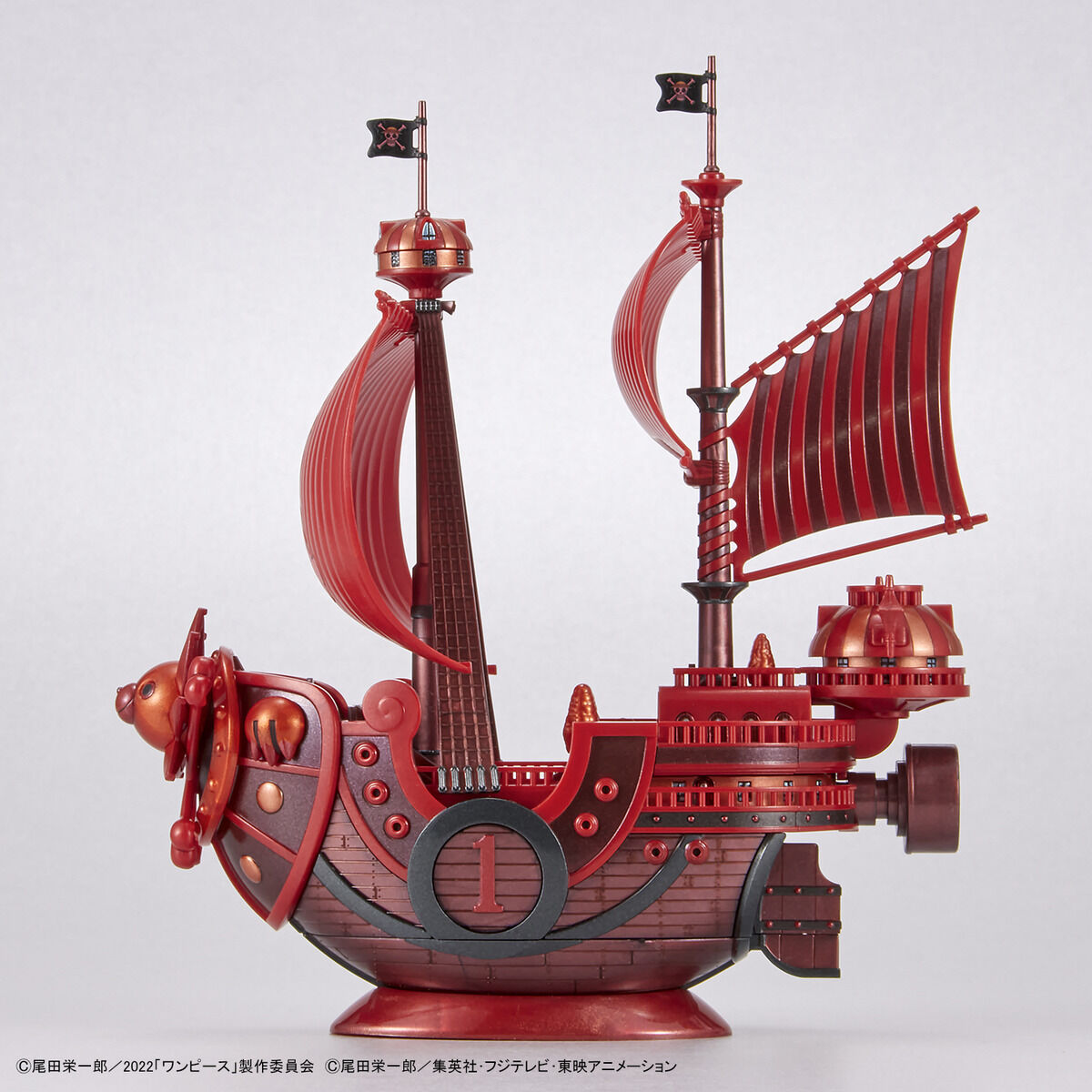 Thousand Sunny Film Red (แบบประกอบ) ของแท้ JP แมวทอง - Grand Ship Collection Bandai [โมเดลเรือวันพีช]