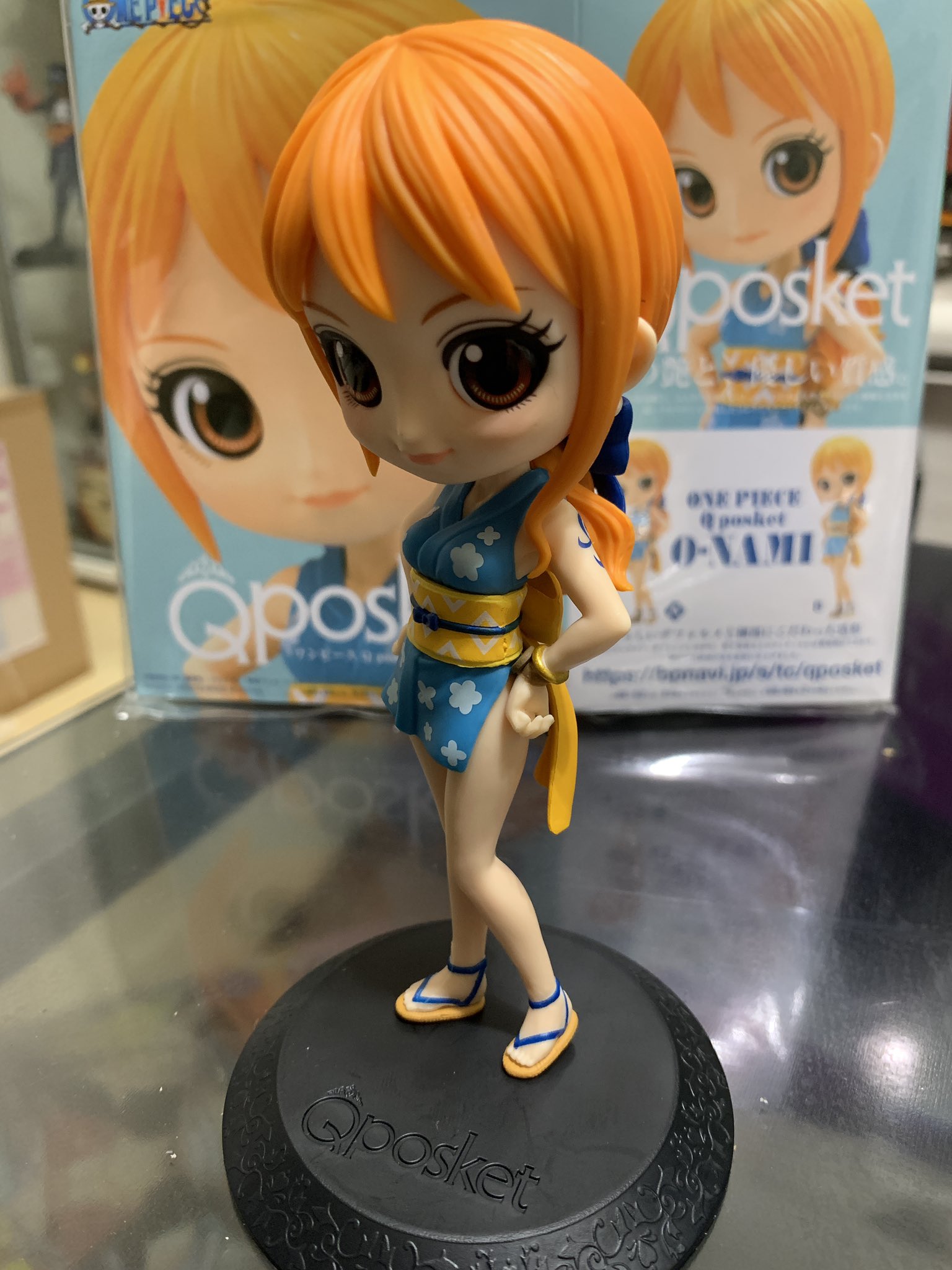 Nami Wano ของแท้ JP แมวทอง - Q Posket Banpresto [โมเดลวันพีช]