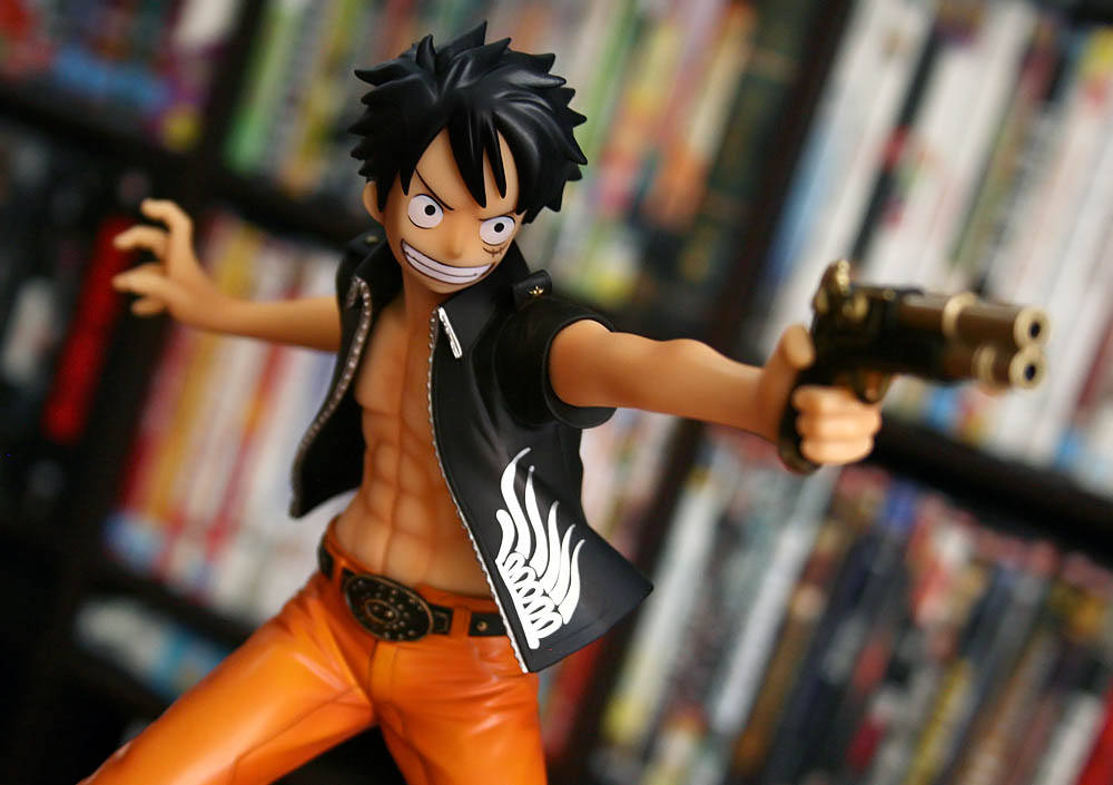 Luffy ของแท้ JP - Door Painting Collection Figure Plex [โมเดลวันพีช]