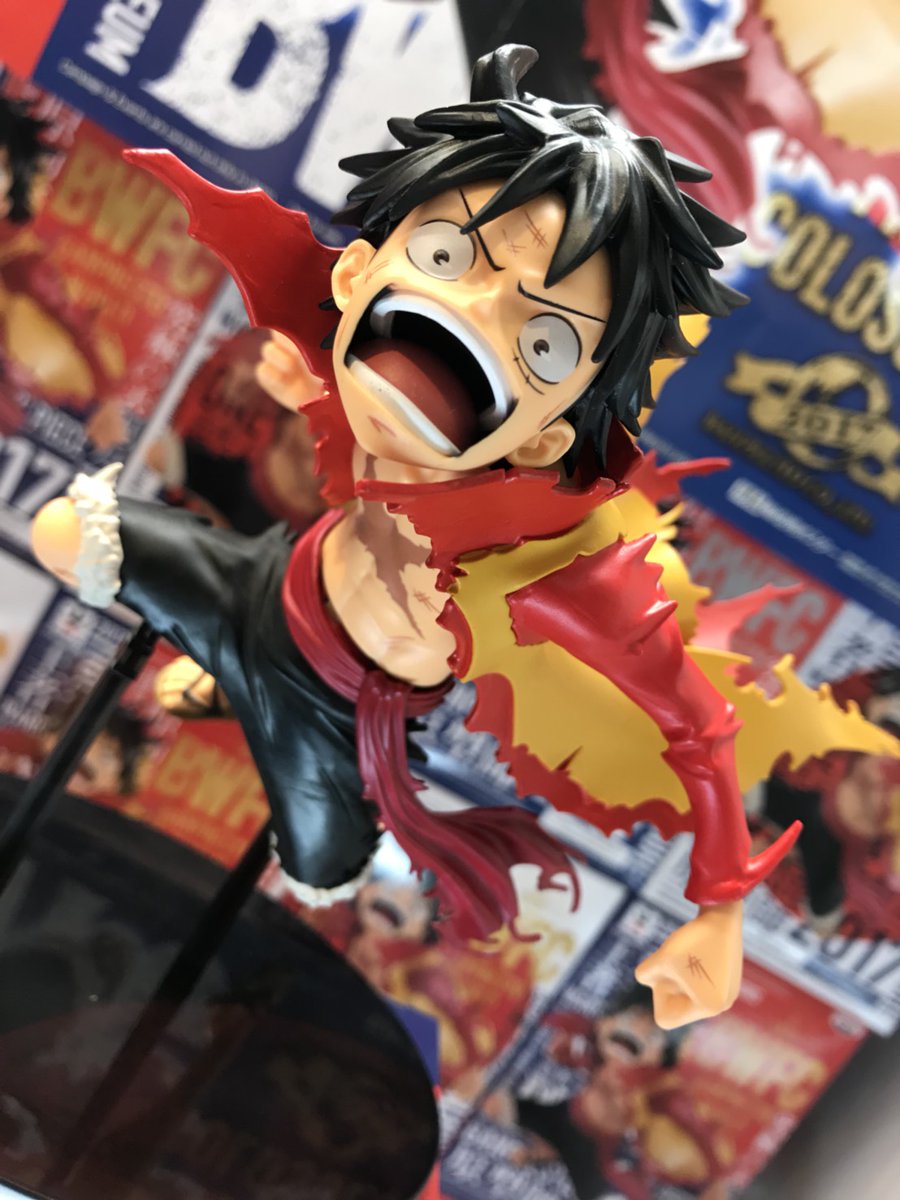 Luffy Film Z ของแท้ JP แมวทอง - Banpresto World Figure Colosseum [โมเดลวันพีช]
