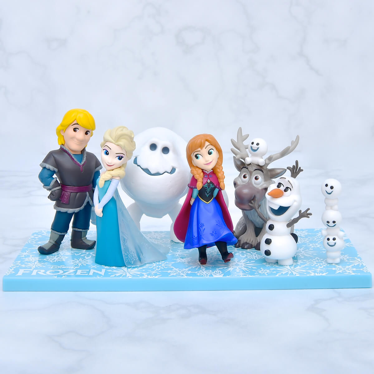 Elsa & Marshmallow ของแท้ JP - WCF Mega Banpresto [โมเดล Disney] (2 ตัว)
