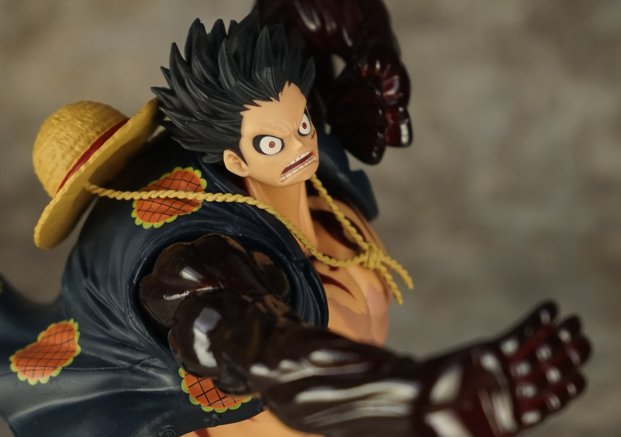 Luffy Gear 4 ของแท้ JP แมวทอง - Scultures Banpresto [โมเดลวันพีช]