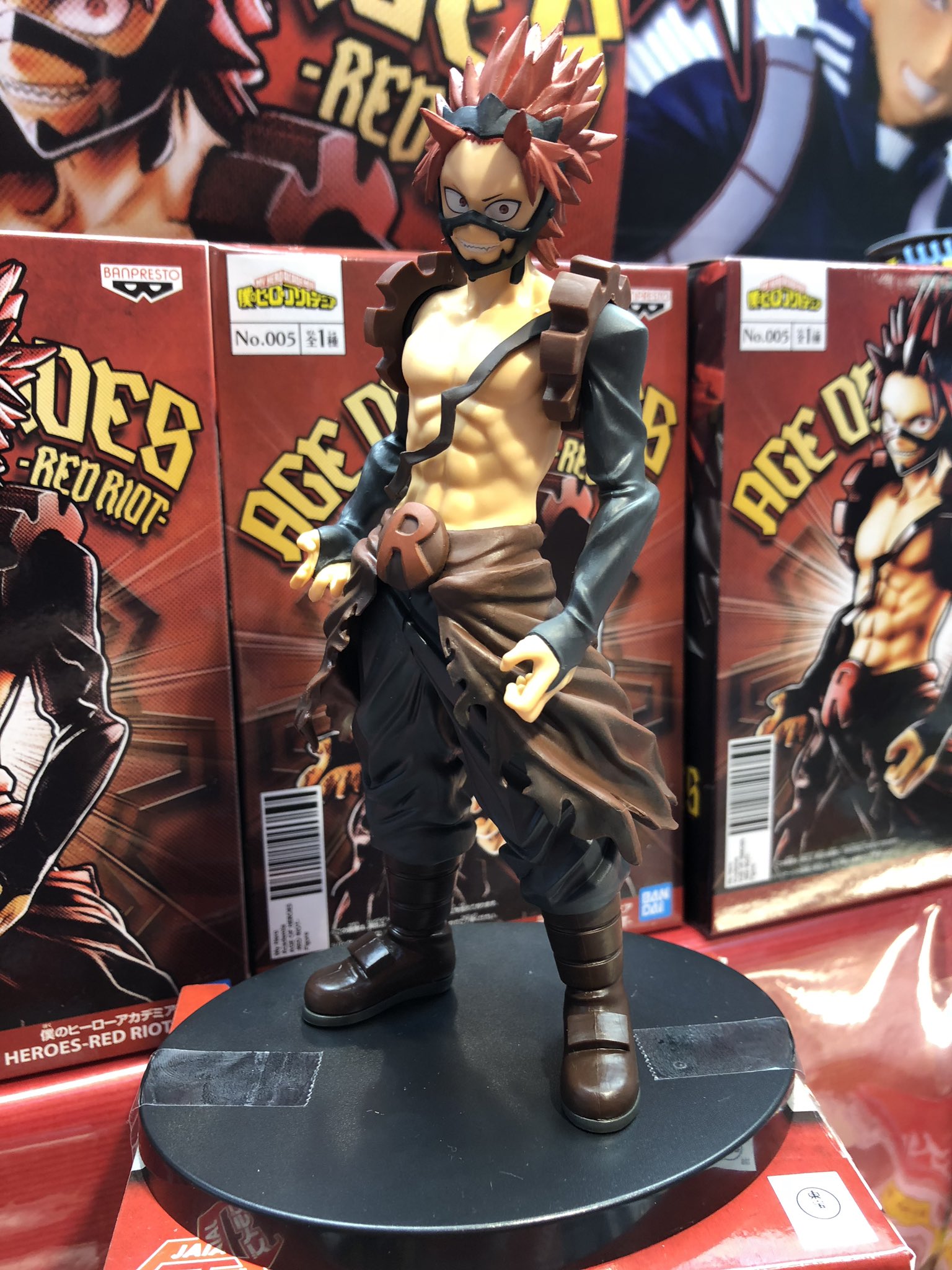 Kirishima ของแท้ JP - Age of Heroes Banpresto [โมเดล My Hero Academia]