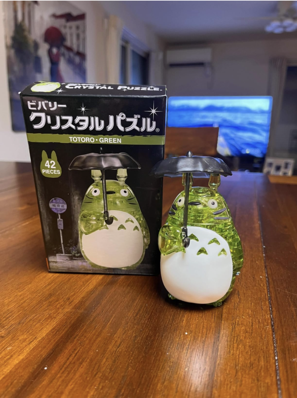 Totoro [Green] (แบบประกอบ) ของแท้ JP - Crystal Puzzle Beverly [โมเดล Totoro]