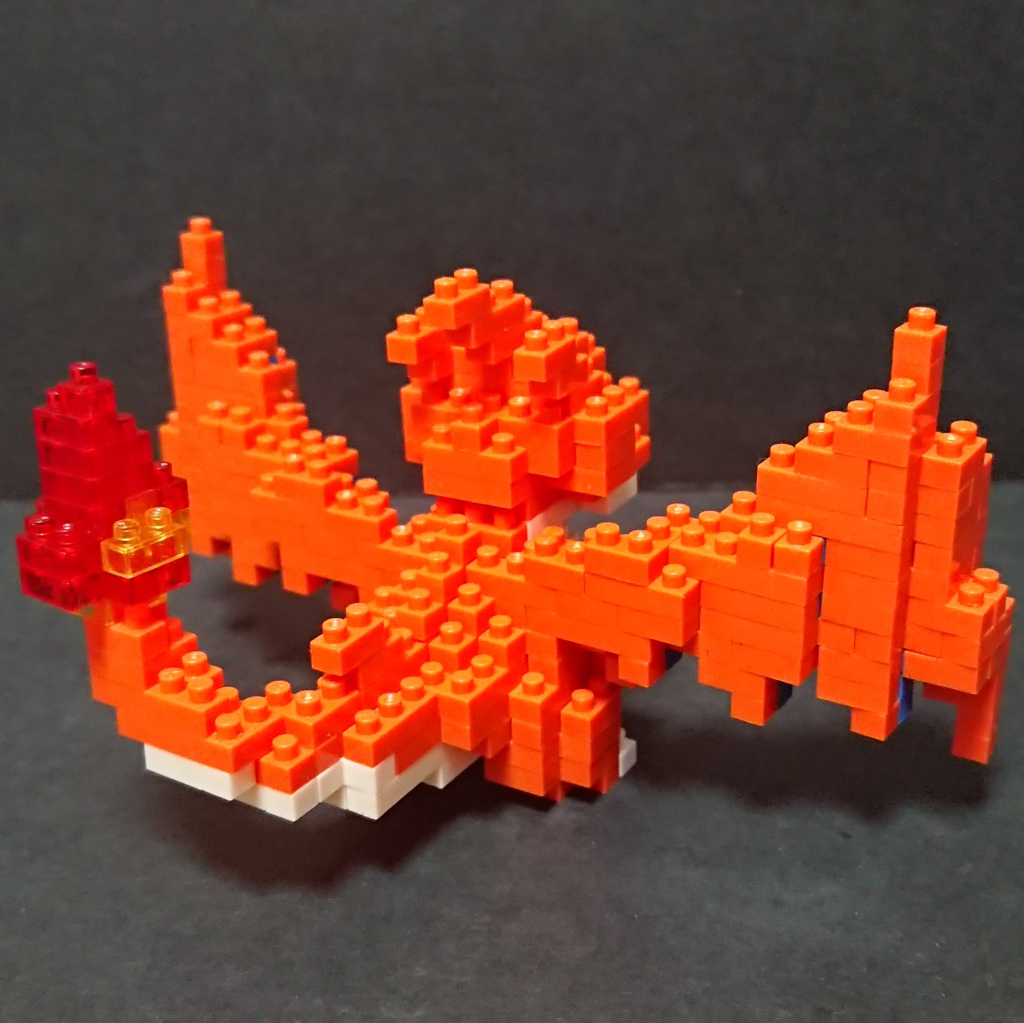 Mega Charizard Y (แบบประกอบ) ของแท้ JP - Nanoblock Kawada [เลโก้โปเกมอน]
