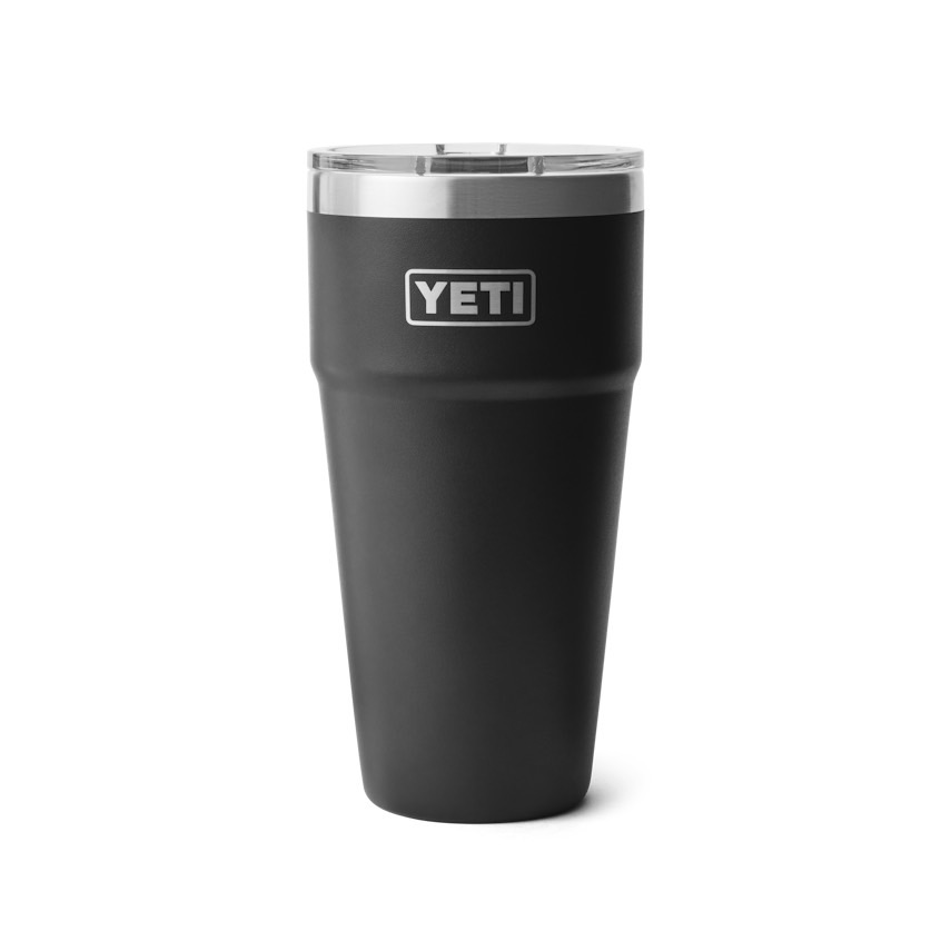 Rambler 30Oz Stackable Cup With Magsilder Lid Black
