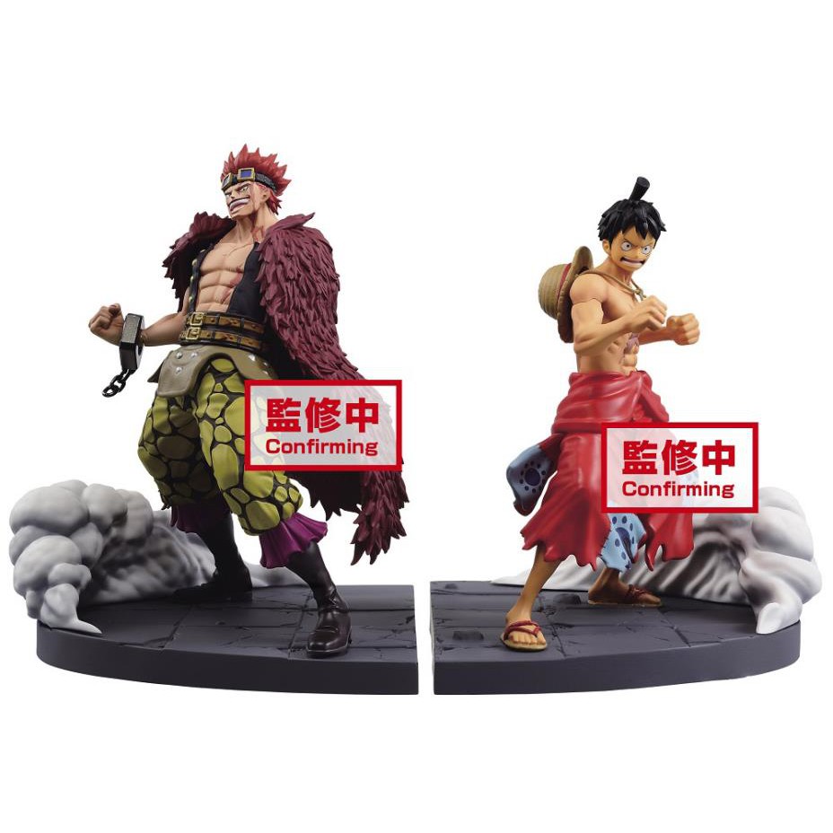 Luffy & Kid Wano ของแท้ JP แมวทอง - Log File Selection Banpresto [โมเดลวันพีช] (2 ตัว)