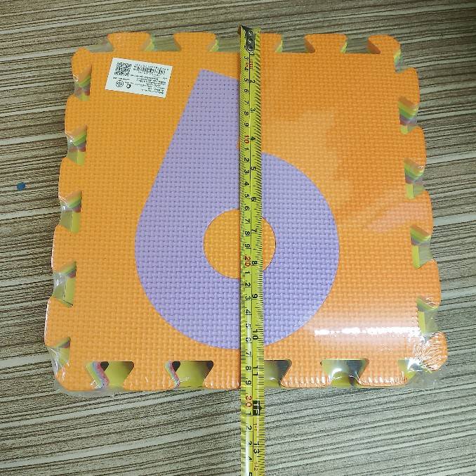 แผ่นโฟมอีวีเอ จิ๊กซอว์ ตัวเลข 0-9 10 แผ่น ของเล่นเสริมพัฒนาการ ,ของเล่นเสริมทักษะ,ของเล่นเด็ก, สื่อการสอนอนุบาล