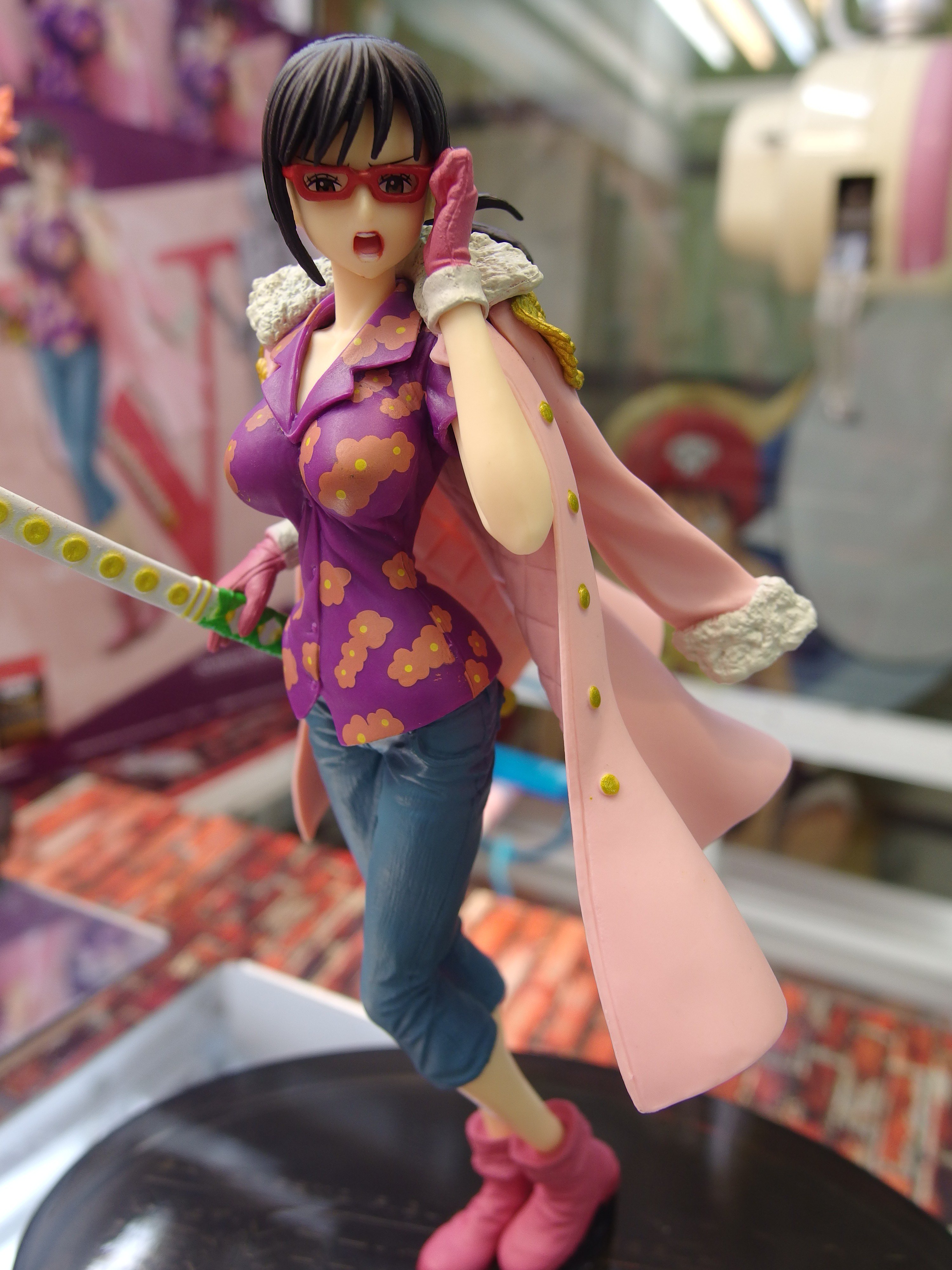 Tashigi ของแท้ JP แมวทอง - Scultures Banpresto [โมเดลวันพีช]