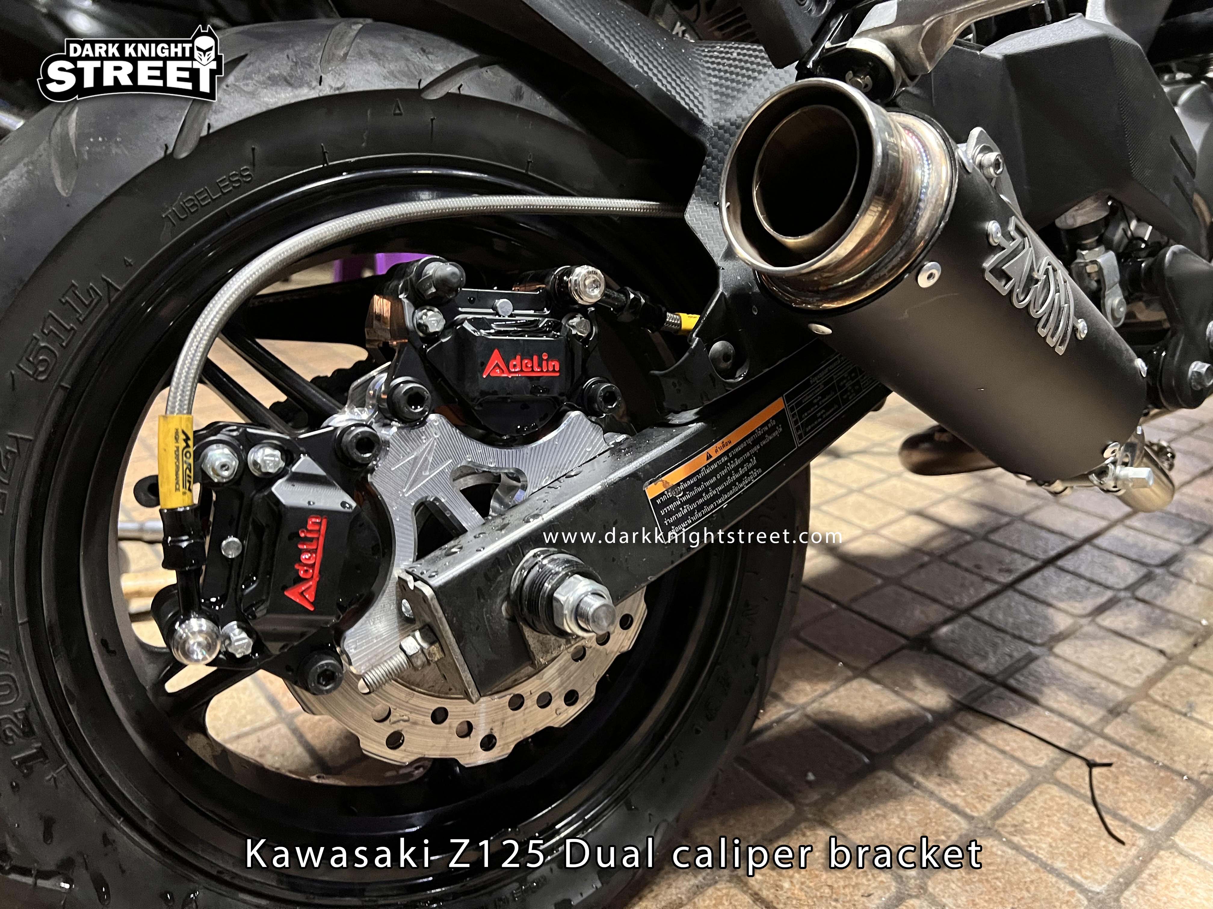 Z125 Dual caliper bracket (New design)