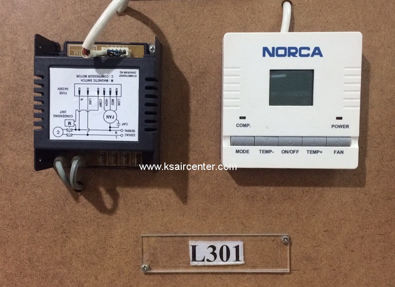 รีโมท เทอร์โมรูม แบบมีสาย NORCA