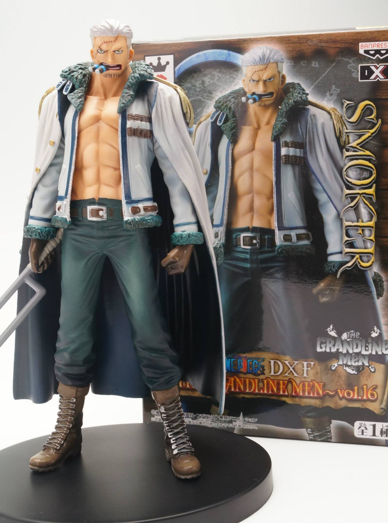 Smoker ของแท้ JP แมวทอง - Grandline Men Banpresto [โมเดลวันพีช]