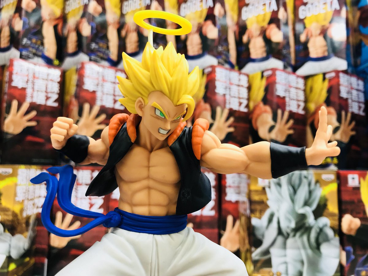 Gogeta Super Saiyan ของแท้ JP แมวทอง - Scultures Banpresto [โมเดลดราก้อนบอล]