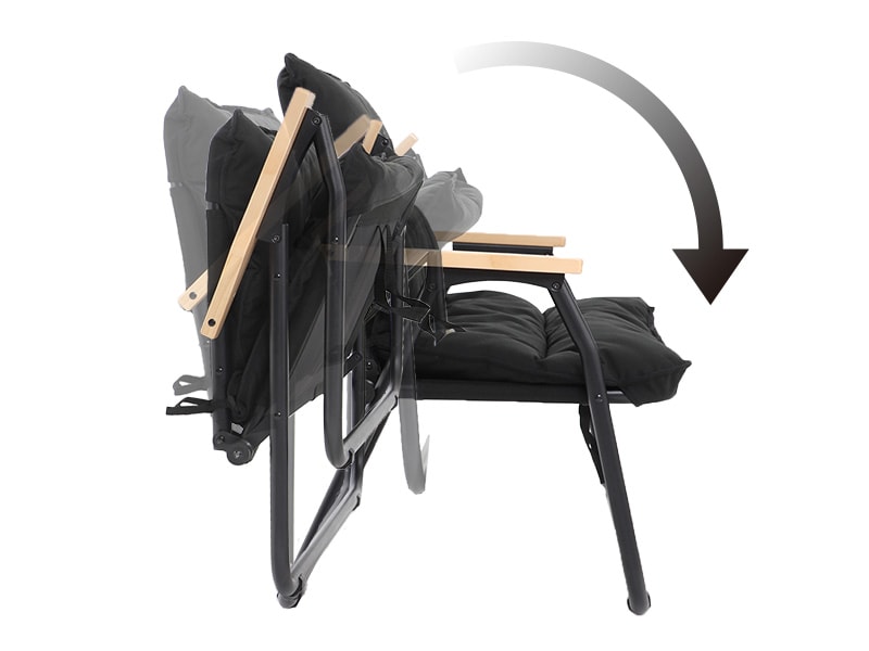 DoD Good Rack Sofa Black CS2-500-BK