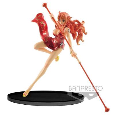 Nami ของแท้ JP แมวทอง - Banpresto World Figure Colosseum [โมเดลวันพีช]