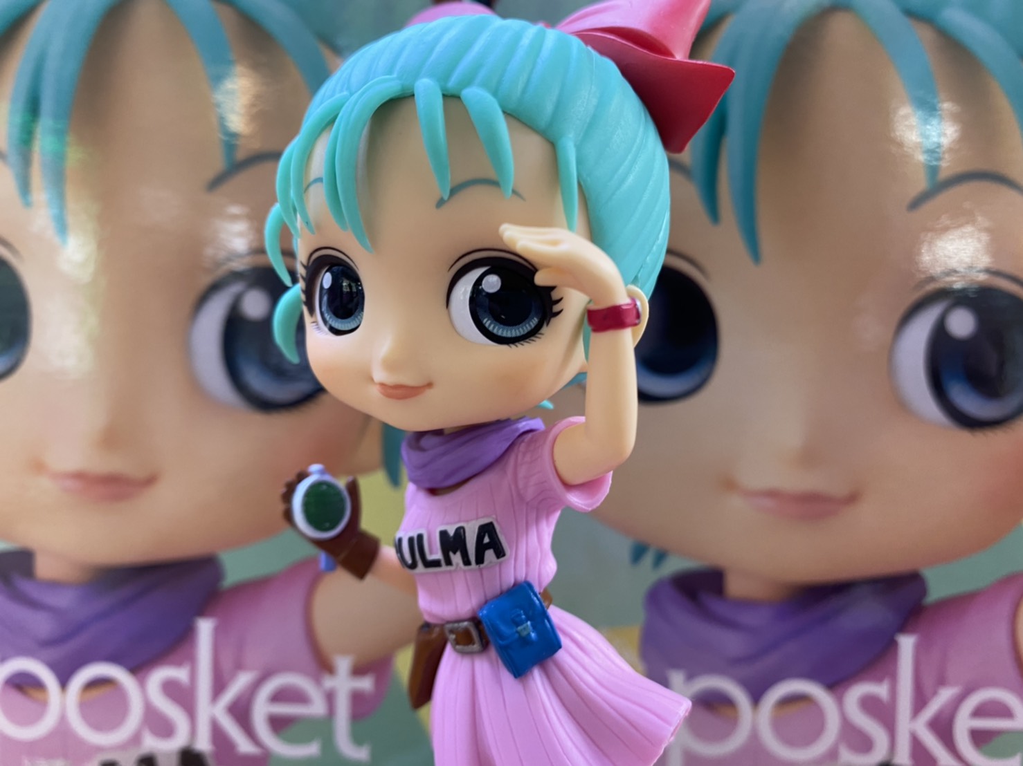 Bulma ของแท้ JP แมวทอง - Q Posket Banpresto [โมเดลดราก้อนบอล]