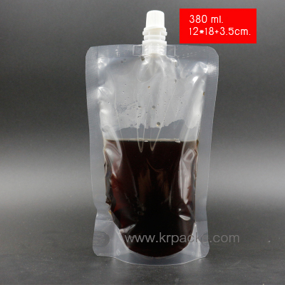 ถุงฝาเกลียว พลาสติกใส