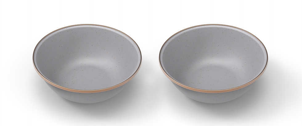 Barebones Enamel Bowl Set Gray CKW-357