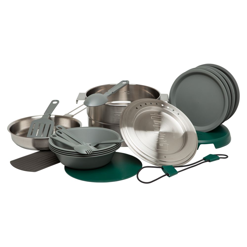 Adventure Base Camp Cook Set Stainless Steel