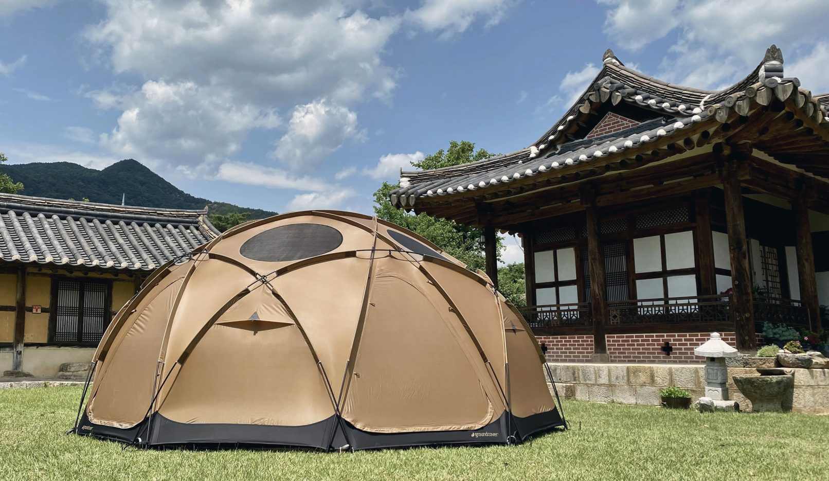 GroundCover Acorn House Dome 4.75 Tent Tan - Ground Cover - Acorn