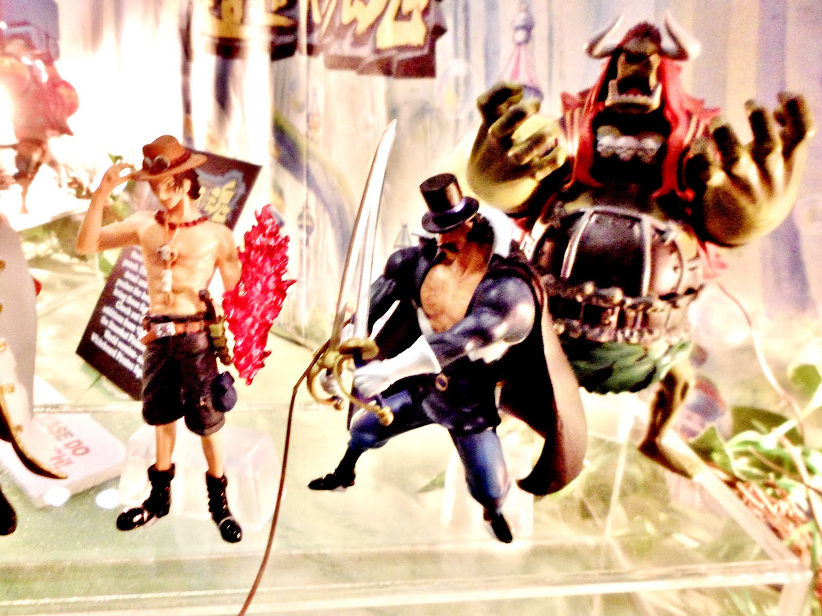 Whitebeard Pirate Set ของแท้ JP แมวทอง - Super Modeling Soul Bandai [โมเดลวันพีช] (7 ตัว)