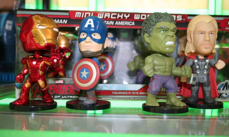 Avengers Age of Ultron ของแท้ JP - Mini Wacky Wobblers Funko [โมเดล Marvel] (4 ตัว)