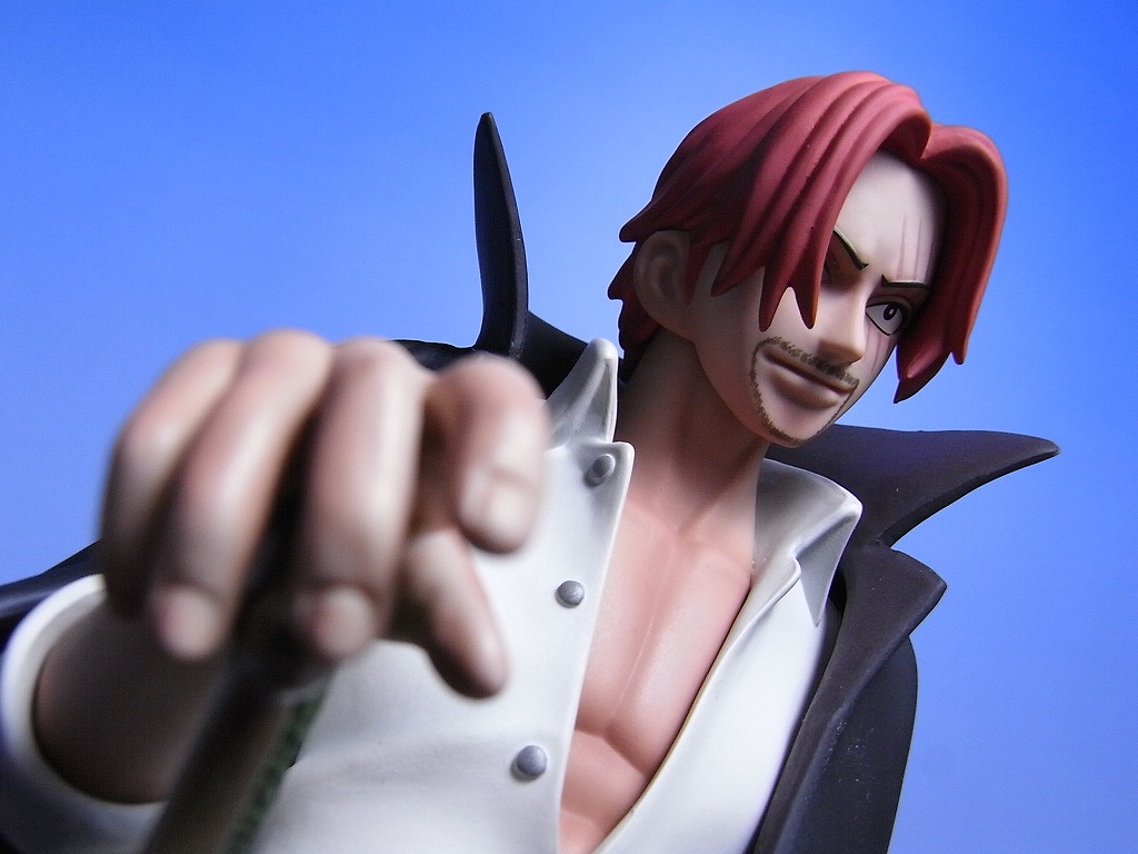 Shanks ของแท้ JP แมวทอง - POP NEO Megahouse [โมเดลวันพีช]