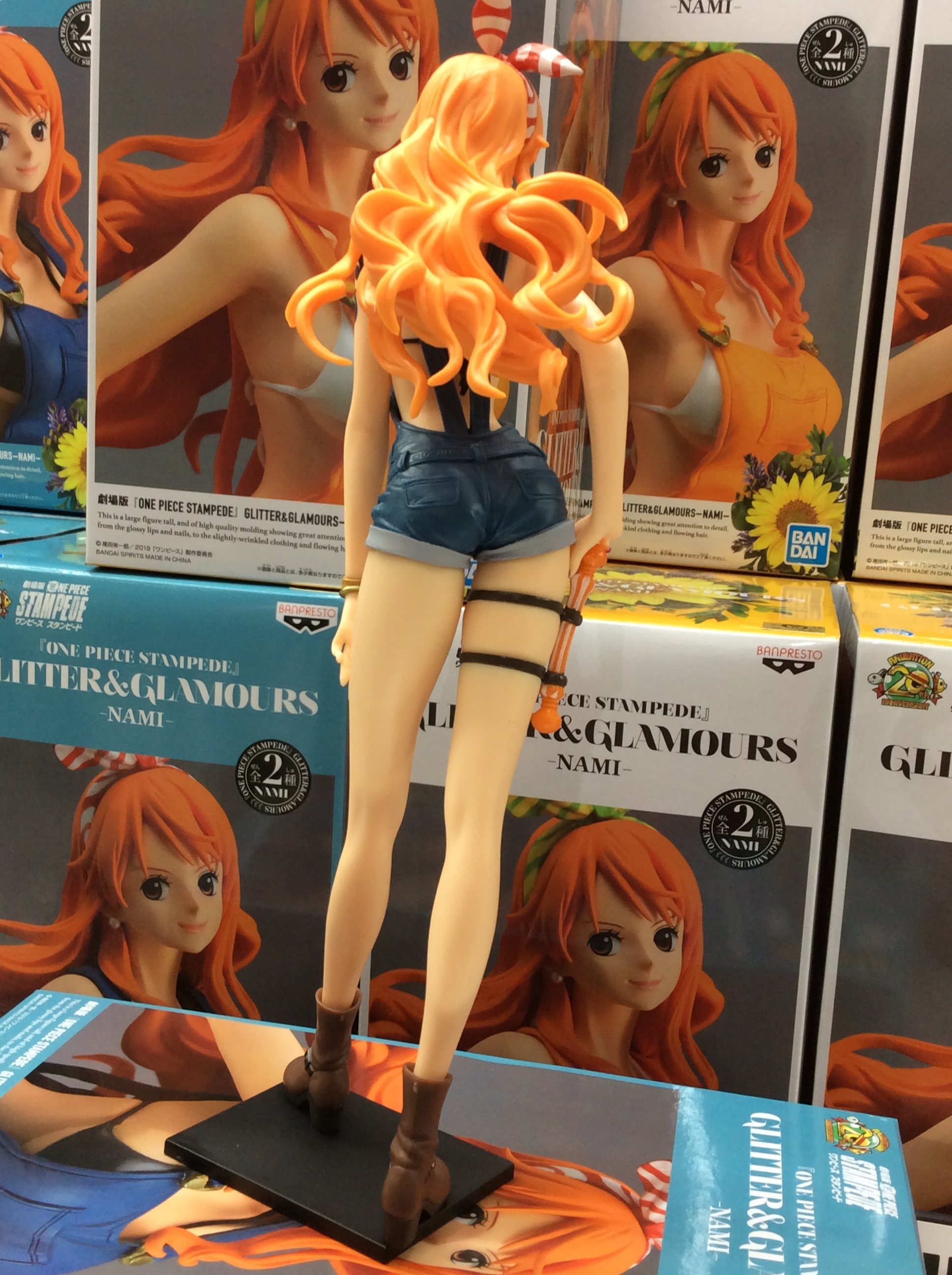 Nami Stampede Special Color ของแท้ JP แมวทอง - Glitter & Glamours Banpresto [โมเดลวันพีช]
