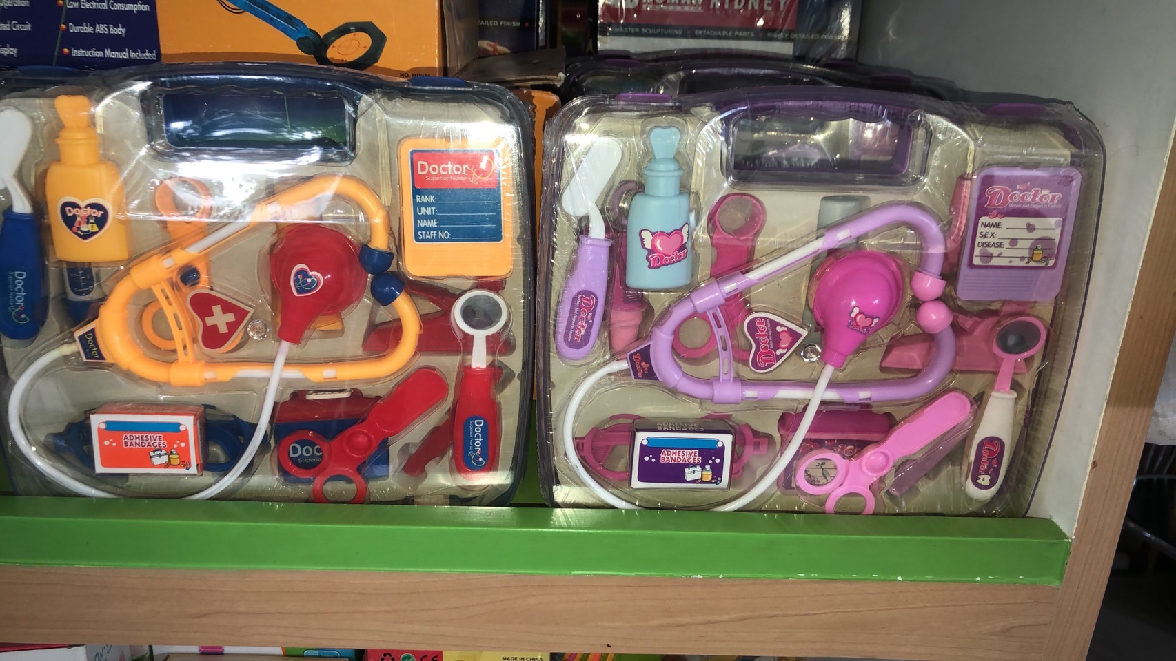 กระเป๋าเครื่องมือหมออย่างดี ของเล่นเสริมพัฒนาการ ,ของเล่นเสริมทักษะ,ของเล่นเด็ก, สื่อการสอนอนุบาล