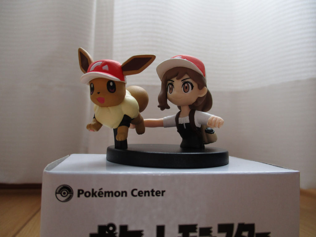 Eevee & Trainer ของแท้ JP - Pokemon Center [โมเดลโปเกมอน] (2 ตัว)