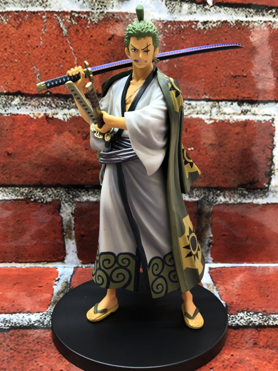 Zoro Wano ของแท้ JP แมวทอง - Grandline Men Banpresto [โมเดลวันพีช]