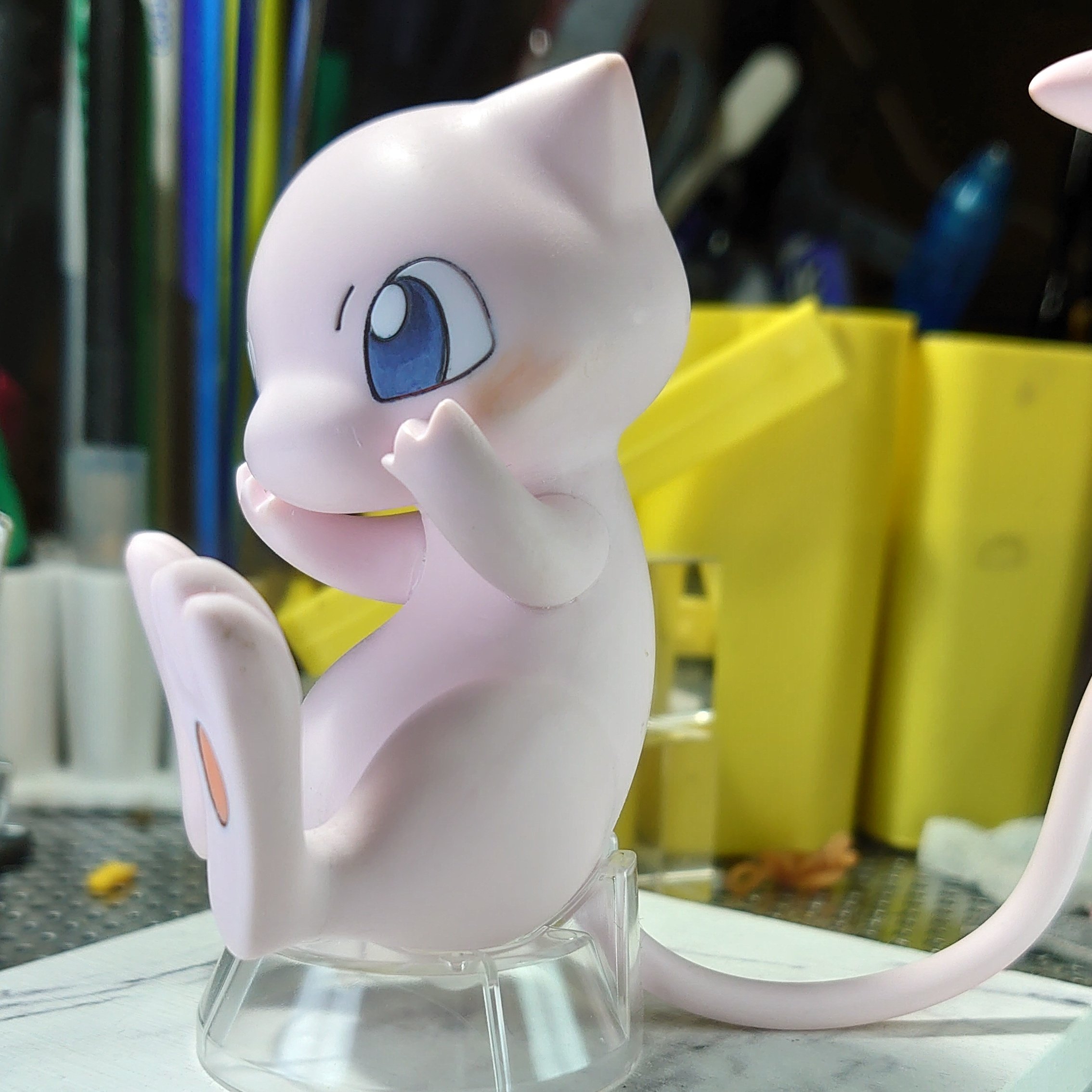 Mew (แบบประกอบ) ของแท้ JP - Pokemon Plamo Bandai [โมเดลโปเกมอน]