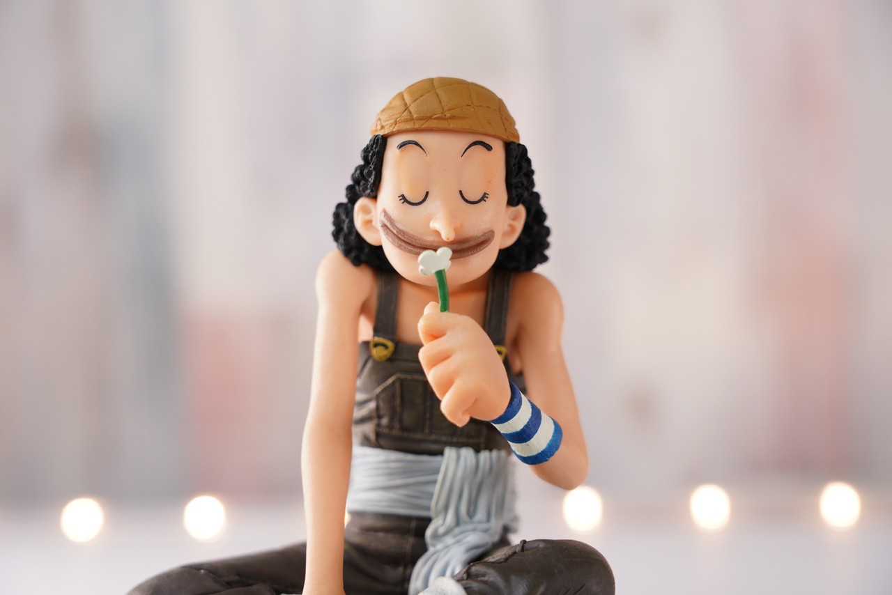 Usopp ของแท้ JP แมวทอง - Banpresto World Figure Colosseum [โมเดลวันพีช]